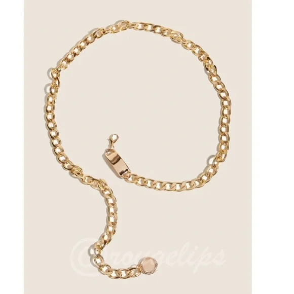 Gold Tone Chain Belt - Picture 3 of 6